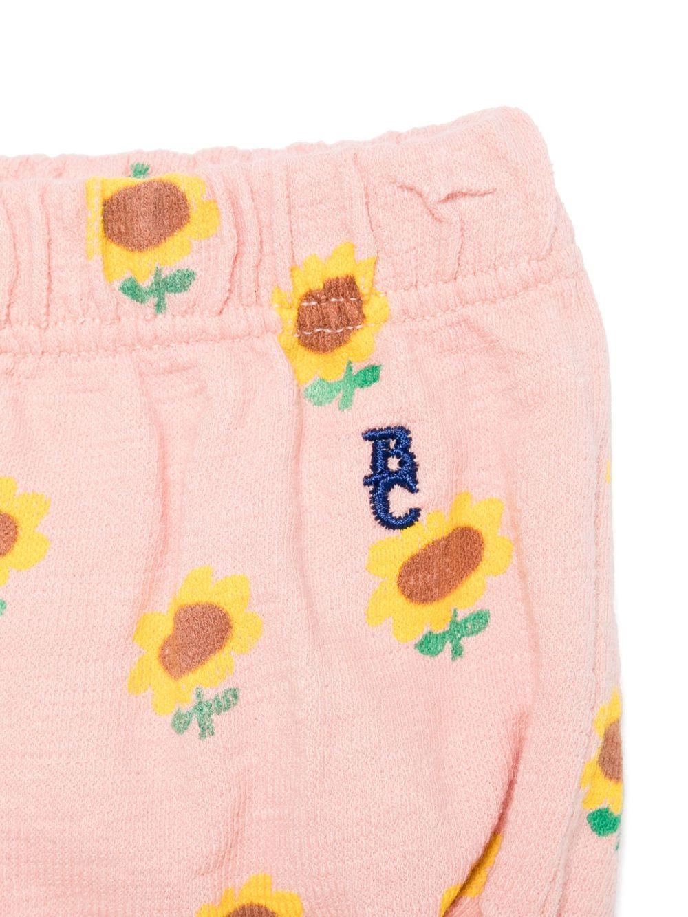 Culotte per neonata Bobo Choses rosa con stampa a fiori B125AB036 681 BOBO CHOSES