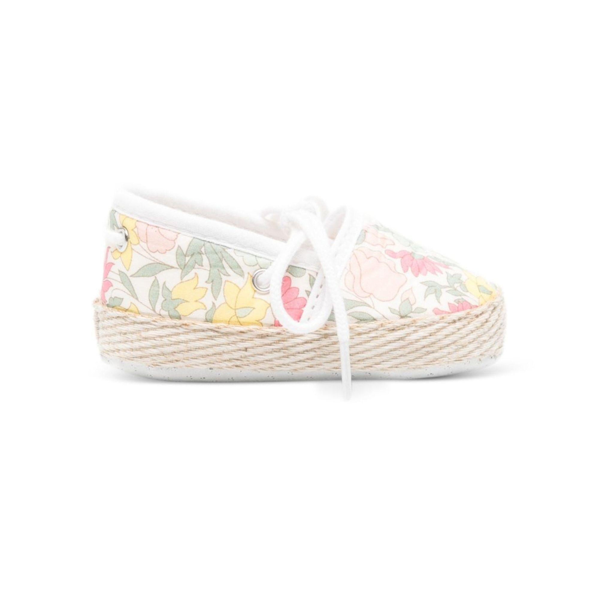 Ballerine per neonata Tartine & Chocolat multicolroe con stampa a fiori CC80041 70 TArtine & Chocolat KIDS