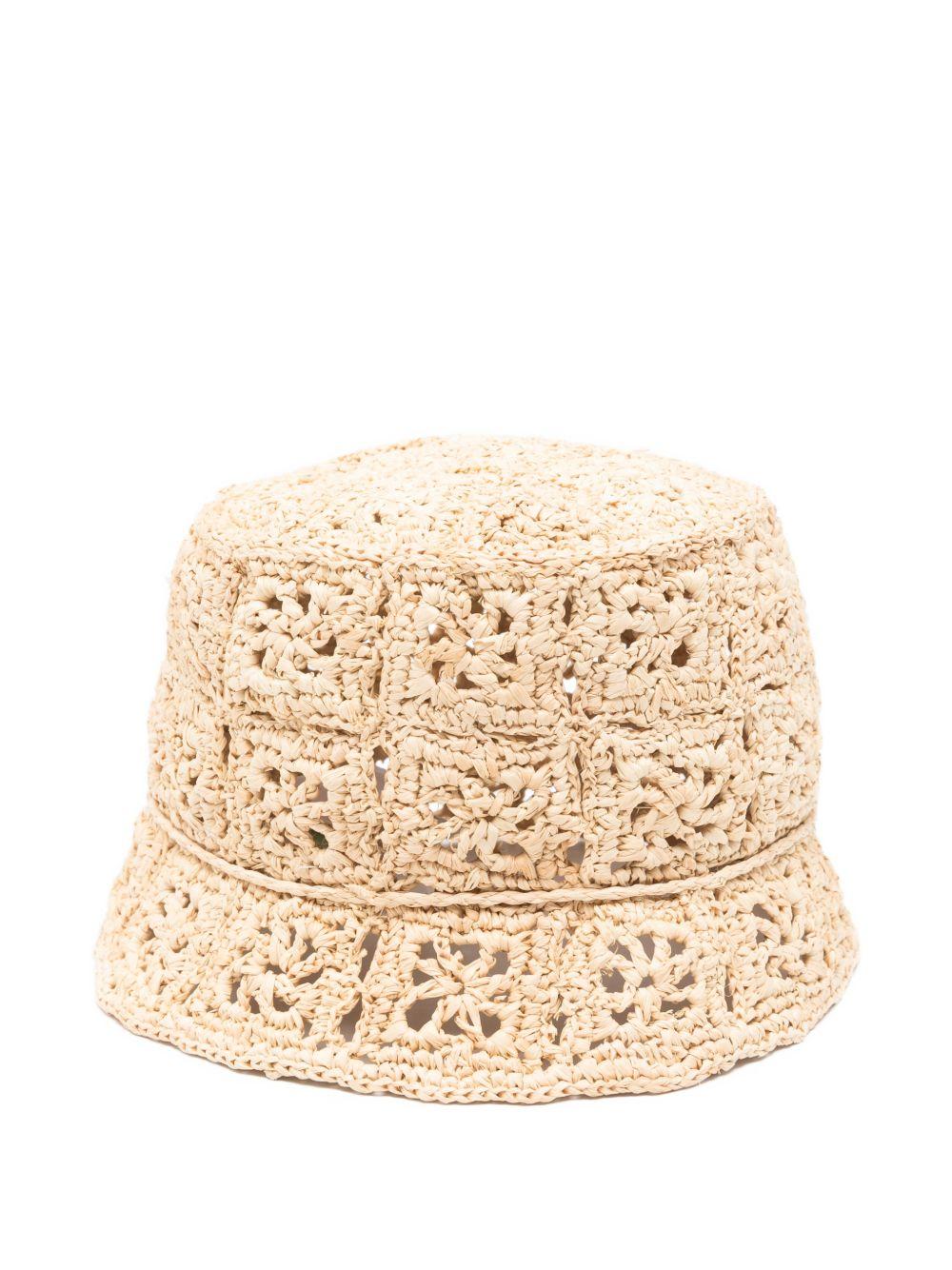 Cappello per bambina Bonpoint beige con pompon S06GACW00002 006 BONPOINT KIDS