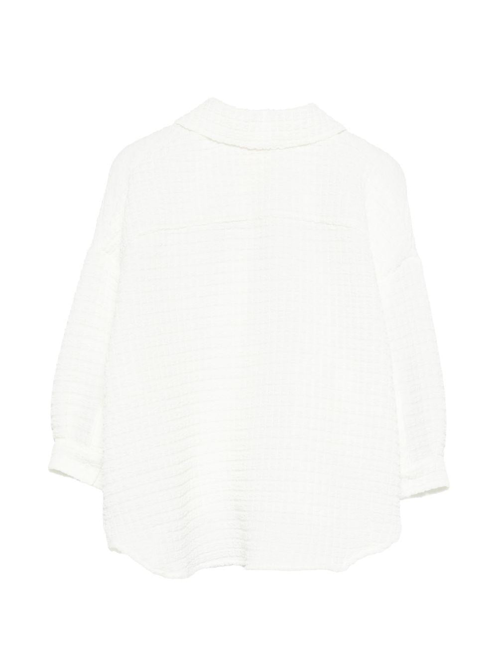 Camicia per bambina Douuod Kids bianca con colletto classico DY5B10 U0267 100 DOUUOD KIDS