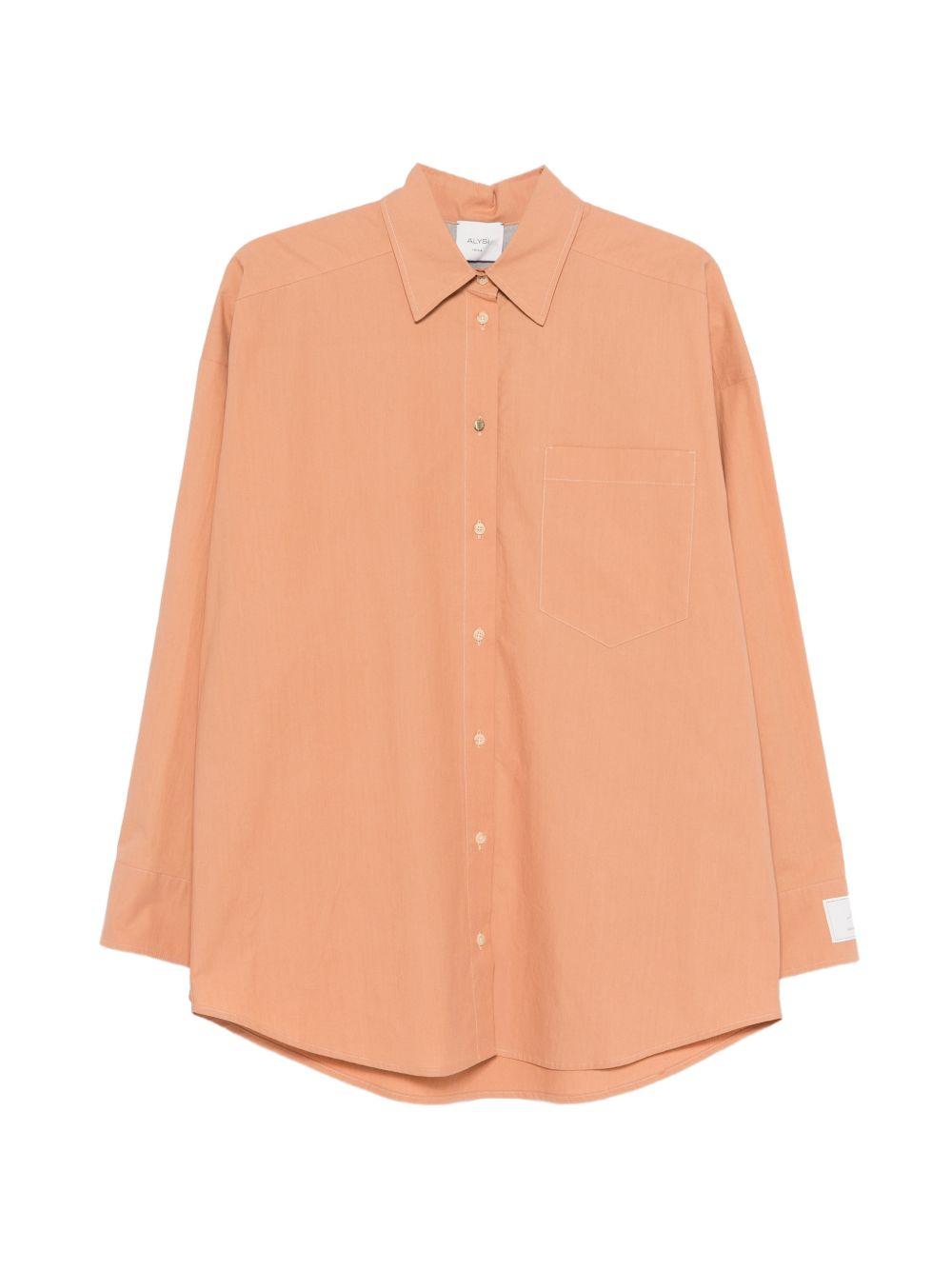 Camicia per donna Alysi rosa con colletto classico 116214 P6015 FARD ALYSI