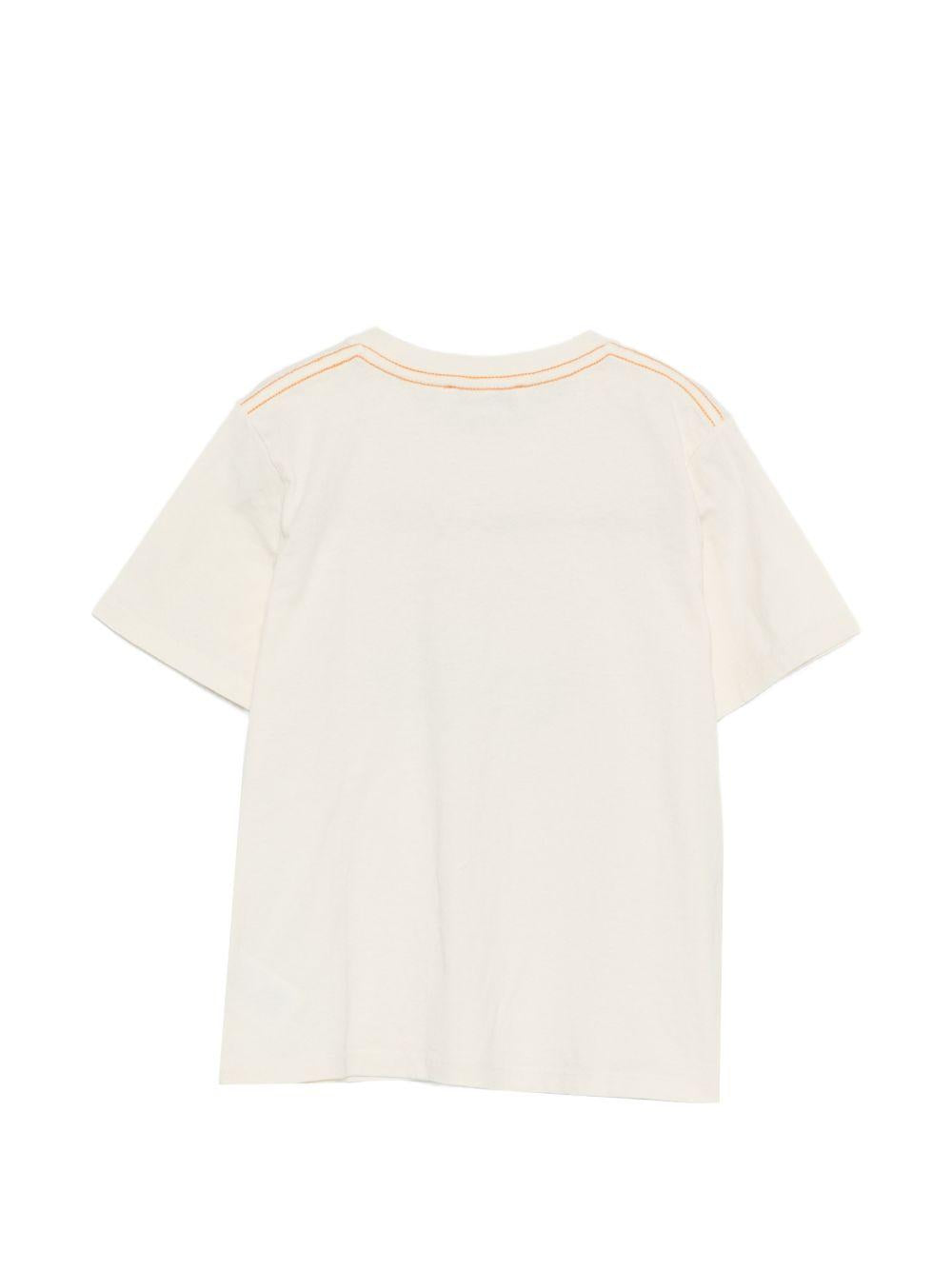 T-shirt per bambino Bonpoint bianca con stampa grafica S06BTSK00025 104 BONPOINT KIDS