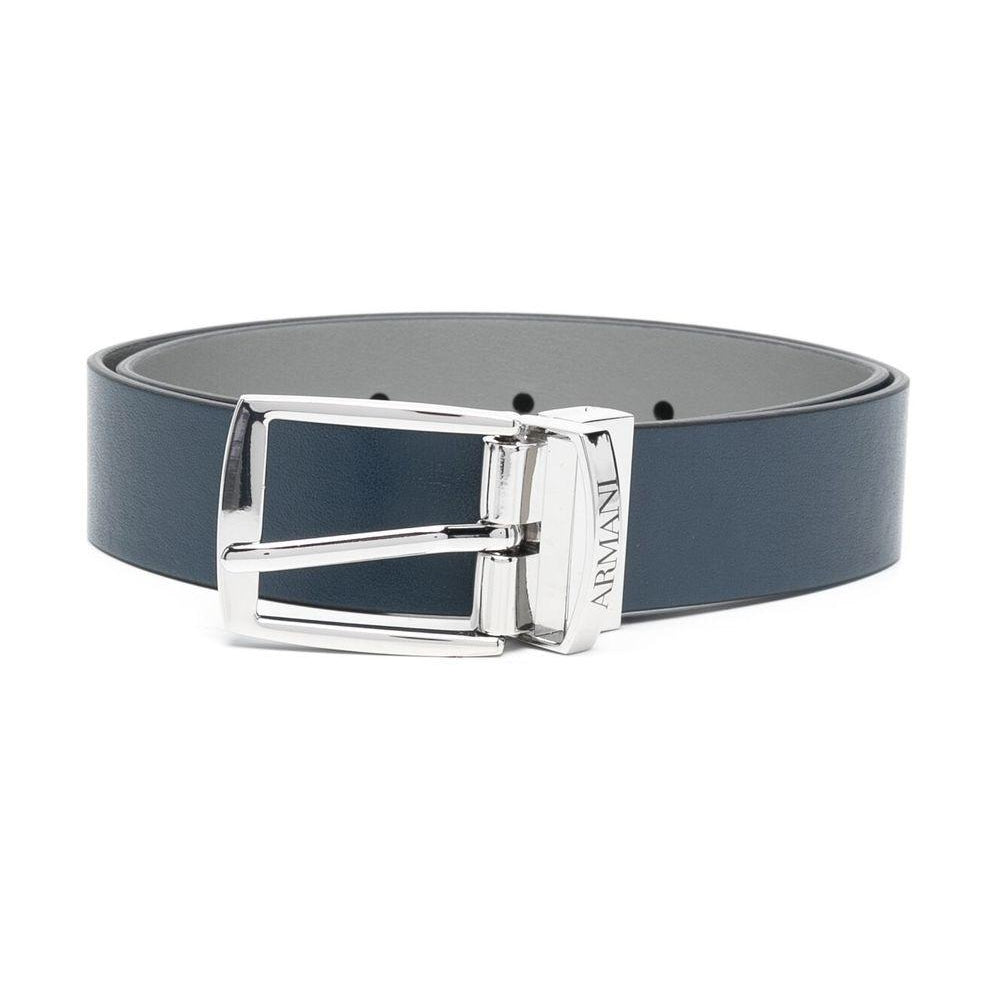 Cintura per bambino Emporio Armani Kids blu con logo inciso 401520 3F560 17535 EMPORIO ARMANI KIDS