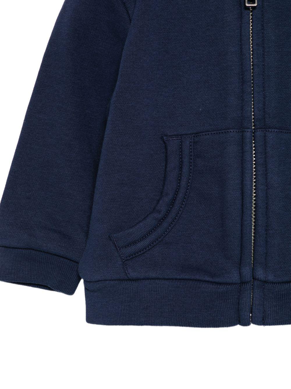 Felpa per neonato Polo Ralph Lauren Kids blu con dettaglio logo ricamato 320964134 002 Ralph Lauren kids