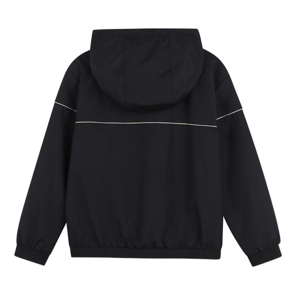 Giubbino da bambino Boss Kids nero con cappuccio e zip J52996 09B BOSS KIDS