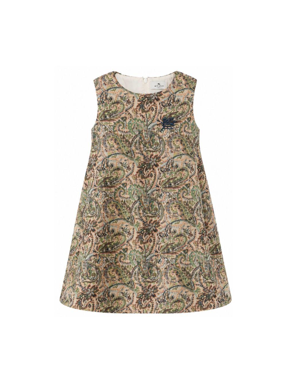 Abito per bambina Etro Kids multicolore con stampa paisley jacquard GZ1A22 U0284 107MC ETRO KIDS