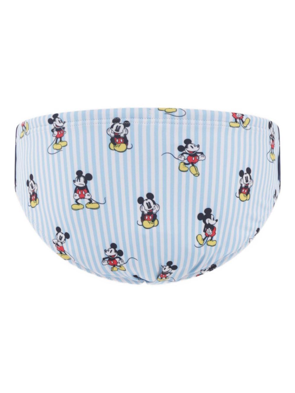 Costume da bagno per bambino MC2 Saint Barth Kids azzurro a righe stampato BIL0001 03001H MC2 ST. BARTH KIDS