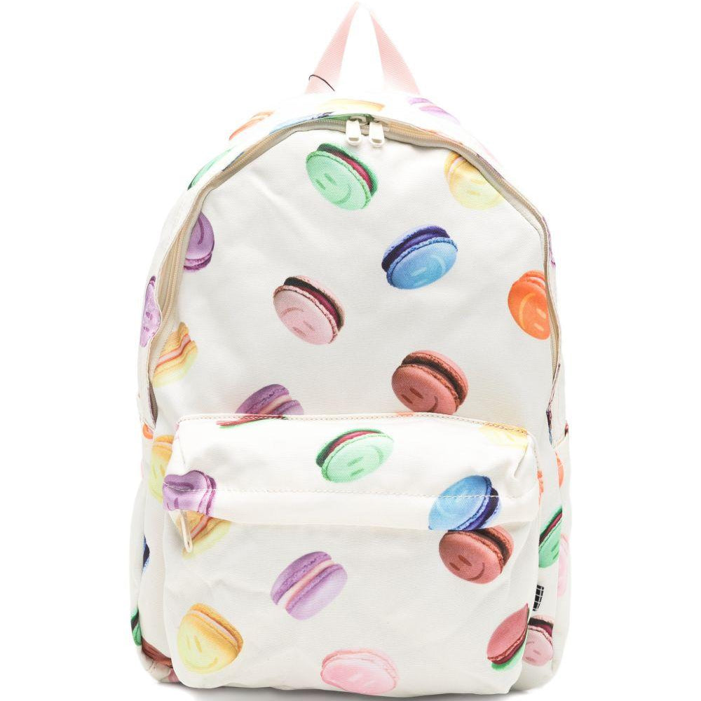 Zaino Mio per bambini Molo bianco con stampa macarons 7S26V204 9571 MOLO KIDS