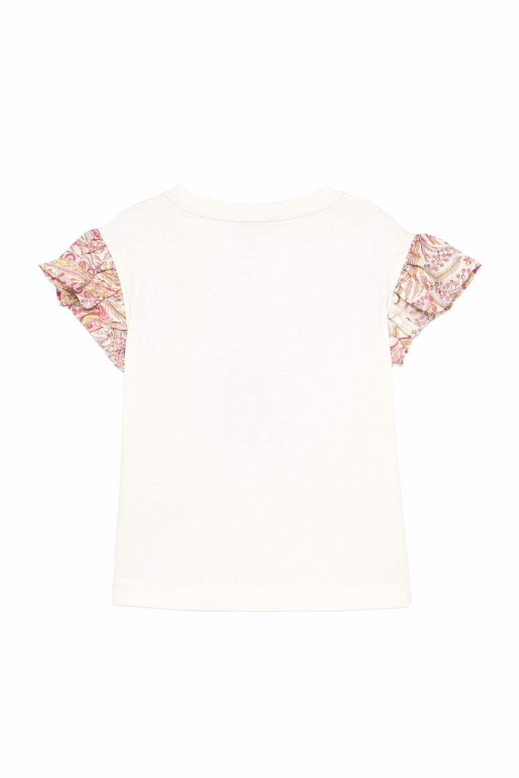 T-shirt per bambina Etro Kids beige con stampa floreale GY8A01 Z3672 102RS ETRO KIDS