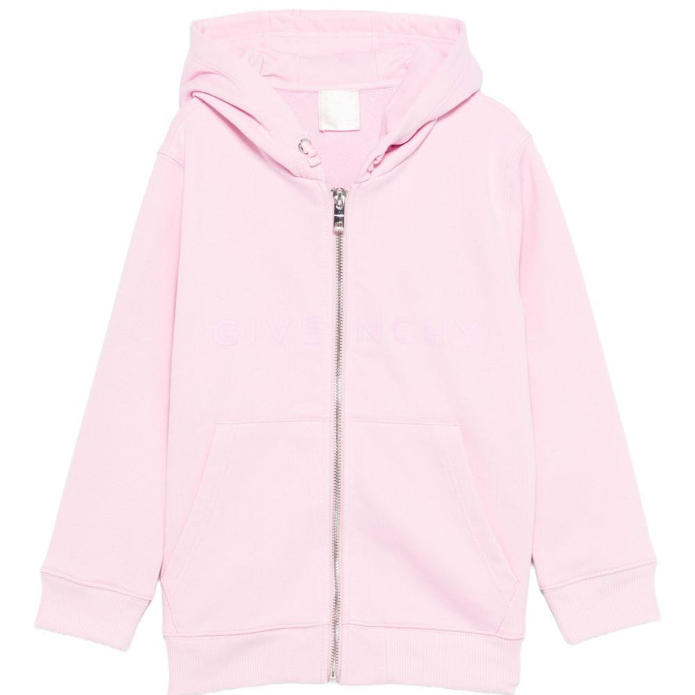 Felpa per bambina Givenchy Kids rosa con cappuccio H30939 46N GIVENCHY KIDS