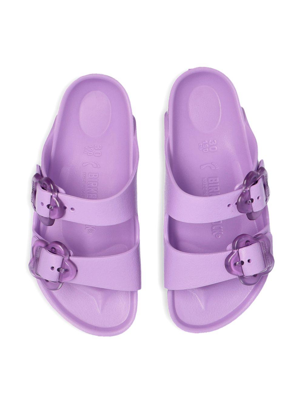 Sandali Arizona per bambina Birkenstock Kids viola con chiusura fibbia 1031262 CROCUS BIRKENSTOCK KIDS