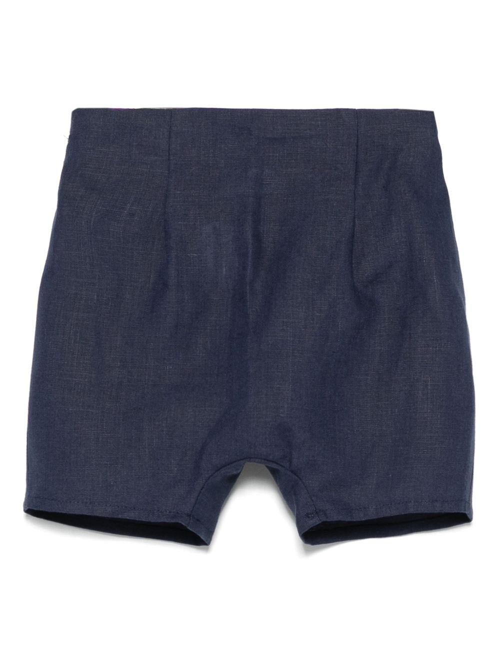 Shorts per neonato JESURUM BABY Armando blu con dettagli con pince ARMANDO VAR.08 JESURUM KIDS