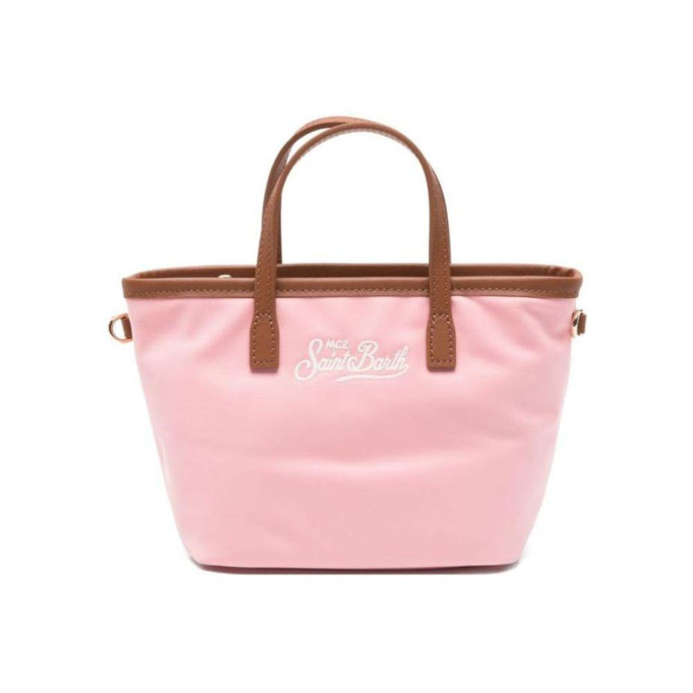 Borsa tote City mini MC2 Saint Barth rosa con mani in pelle CB0005 01820L MC2 ST. BARTH KIDS