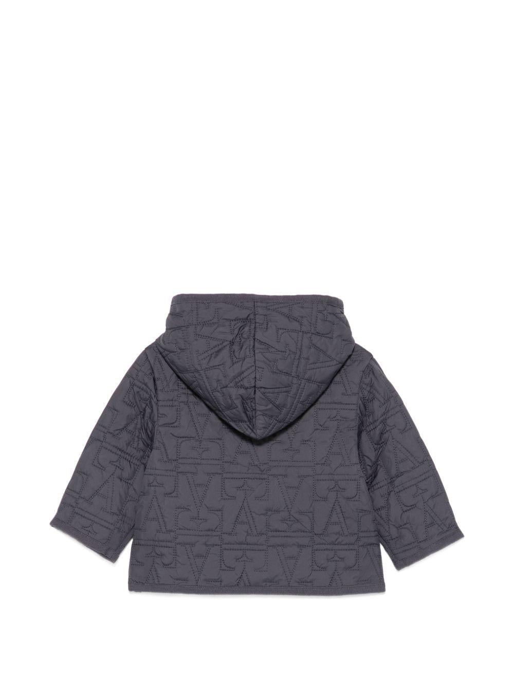 Giubbino per neonato Emporio Armani Kids blu scuro con finitura trapuntata EB001526 AF28746 UA030 EMPORIO ARMANI KIDS