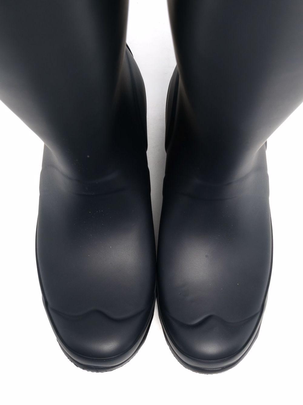 Stivali di gomma Original Wellington per bambini Hunter Kids blu con dettaglio fibbia HFRJ0017252 HGR HUNTER