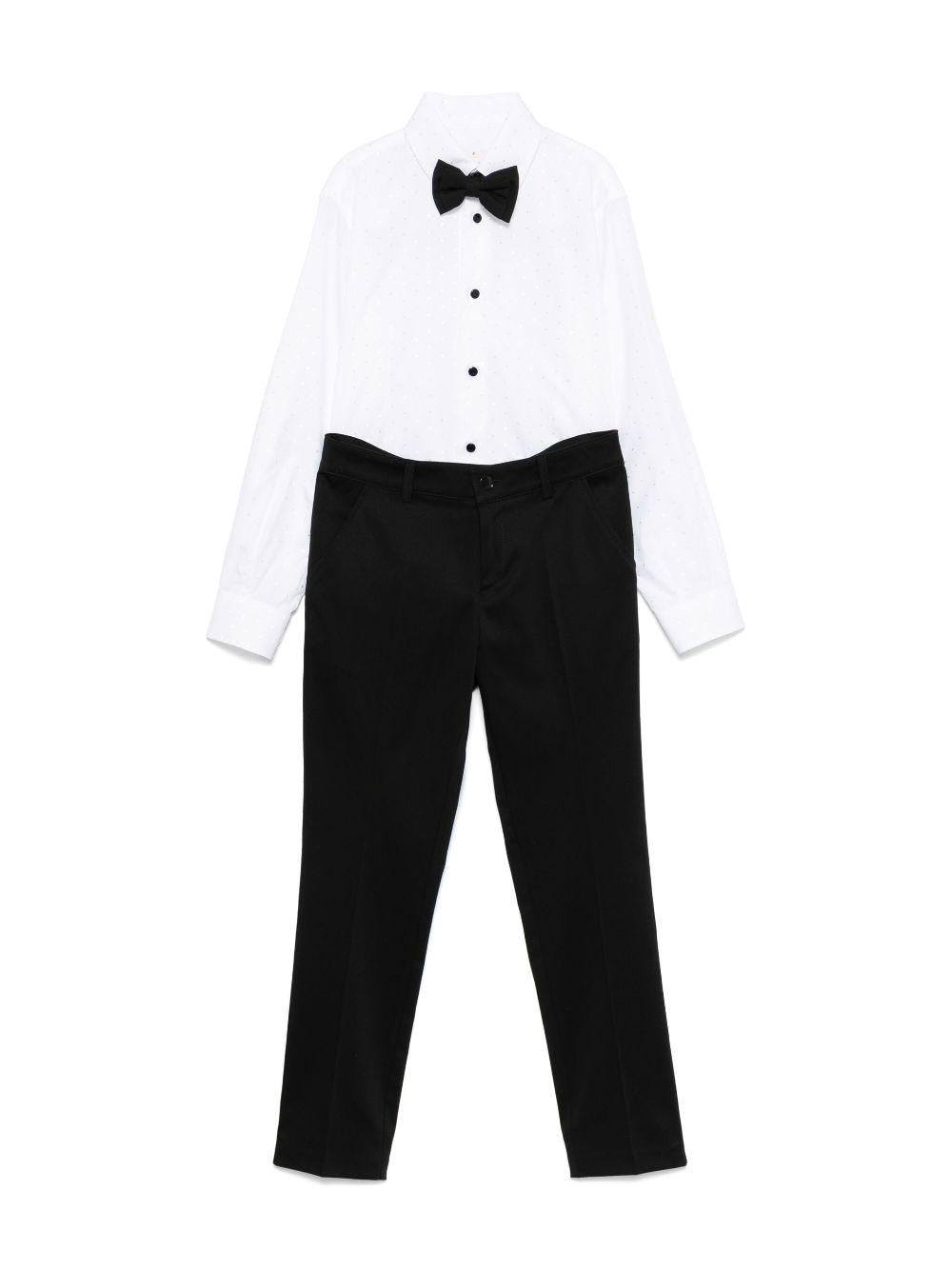Abito con paillettes (set di tre) per bambino Colorichiari nero con passanti ML507953 4806 90 COLORICHIARI