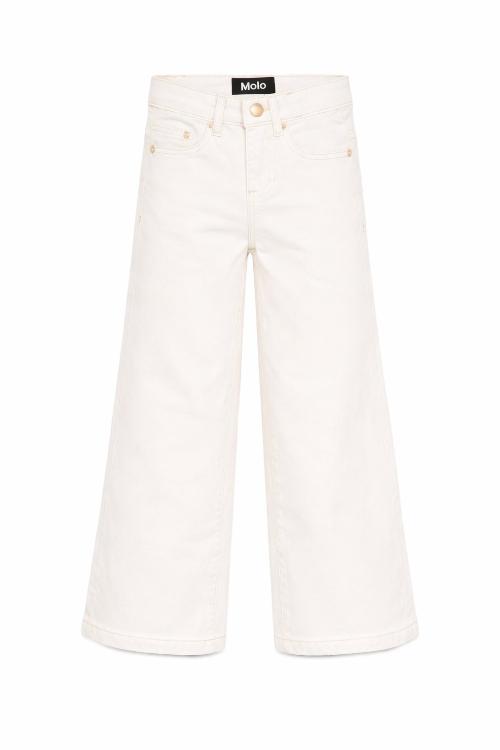 Jeans per bambina Molo bianco con toppa posteriore 2S26I119 5474 MOLO