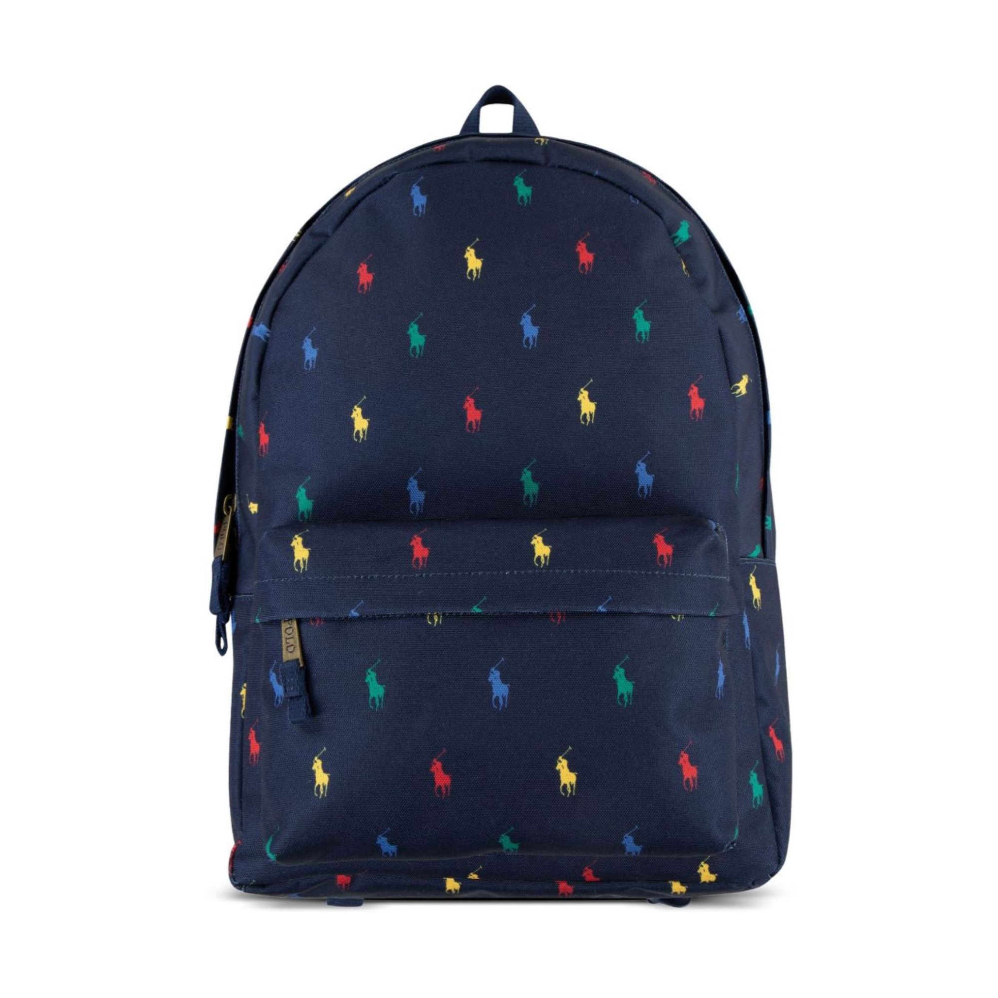 Zaino per bambini Polo Ralph Lauren Kids blu con motivo Polo Pony all-over 9AR153 BCV Ralph Lauren kids