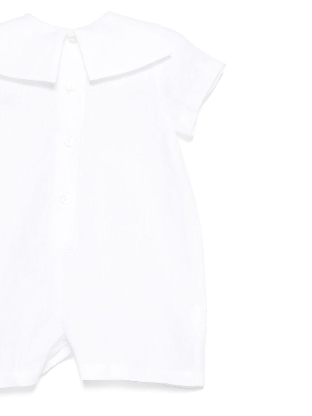 Tutina Edoardo per neonato Jesurum bianca con dettaglio fiocco EDOARDO BIANCO JESURUM