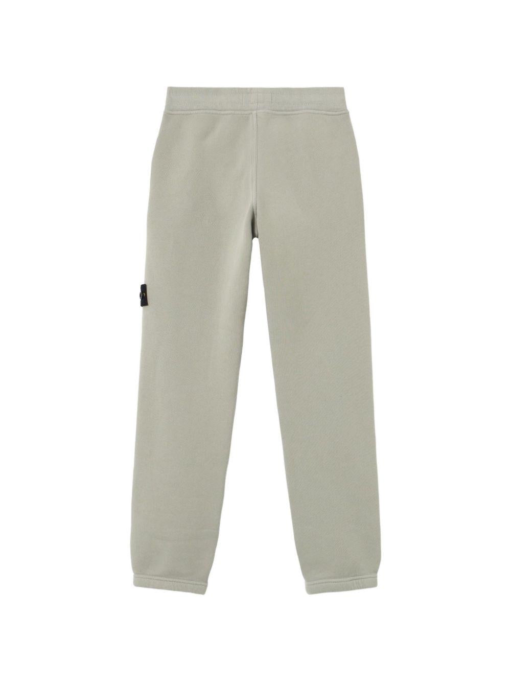 Pantaloni sportivi per bambino Stone Island Kids grigio con logo L2S166200002S0A20 V0068 STONE ISLAND KIDS