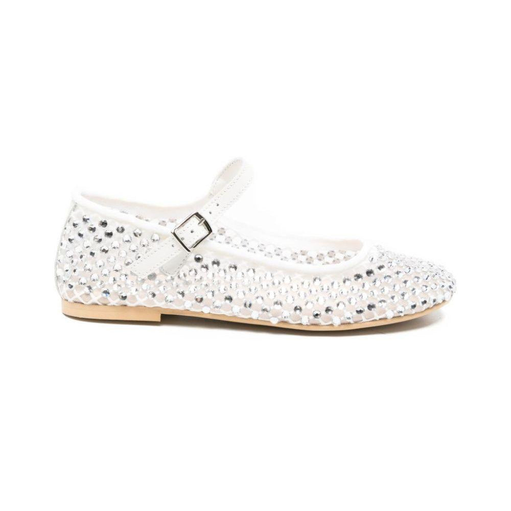Ballerine per bambina Florens bianco latte con fibbia F1131 1/2 LATTE FLORENS
