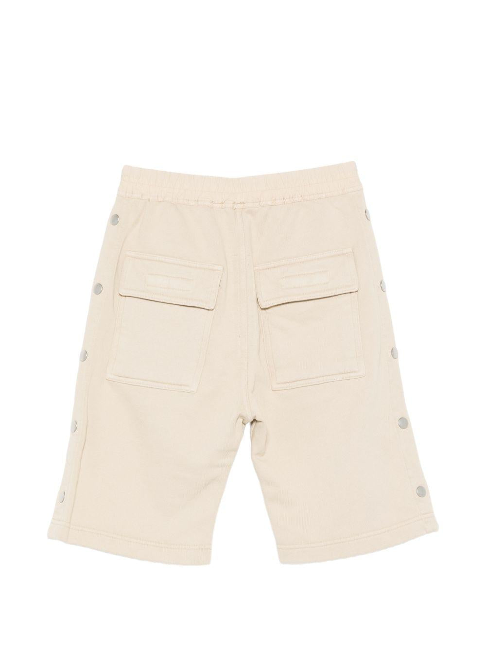 Shorts per bambino Rick Owens Kids beige con vita elasticizzata BG01F3373FP 138 RICK OWENS KIDS