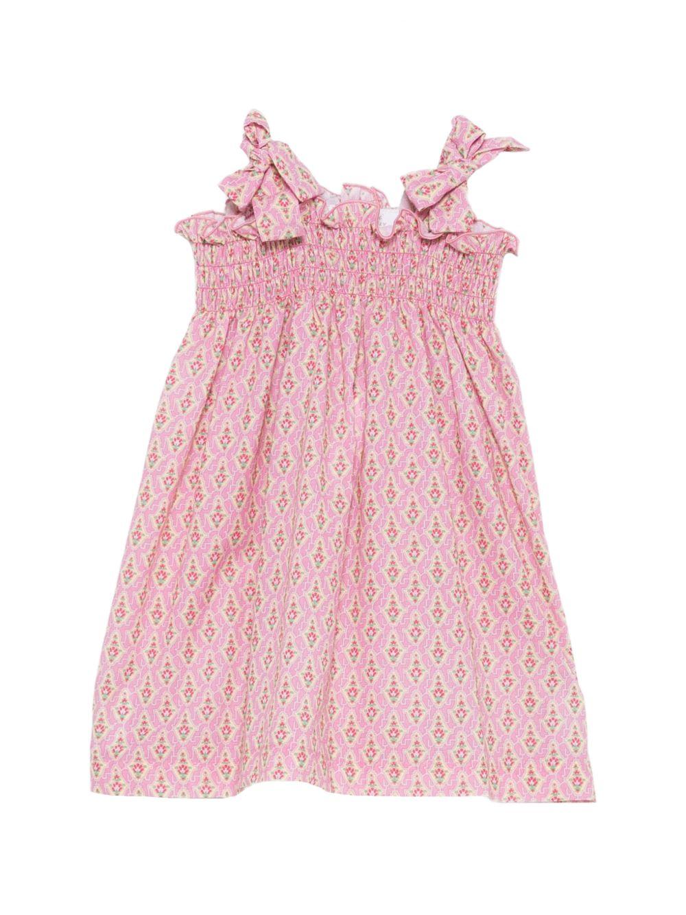 Abito per neonata Mariella Ferrari rosa con stampa floreale all-over STC3 037 MARIELLA FERRARI KIDS