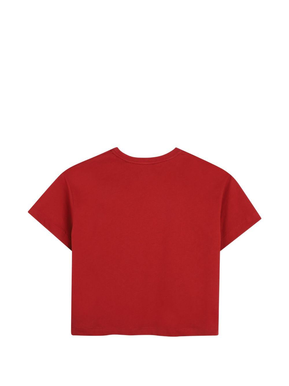 T-shirt per bambina Givenchy Kids rossa con logo sul davanti H31315 96D GIVENCHY KIDS
