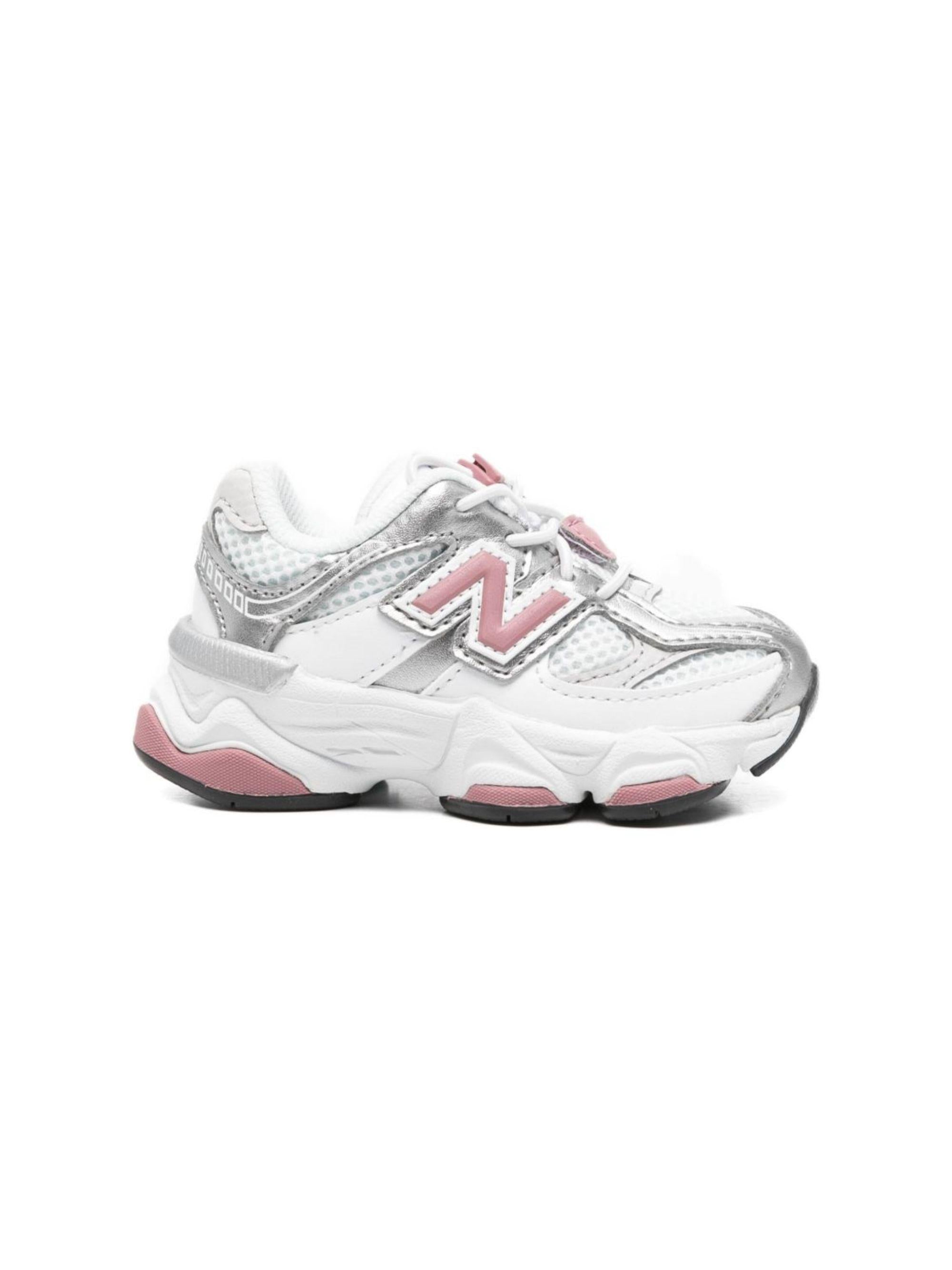 Sneakers per bambina 9060 New Balance Kids bianche con dettagli argento I9060 6HV NEW BALANCE KIDS