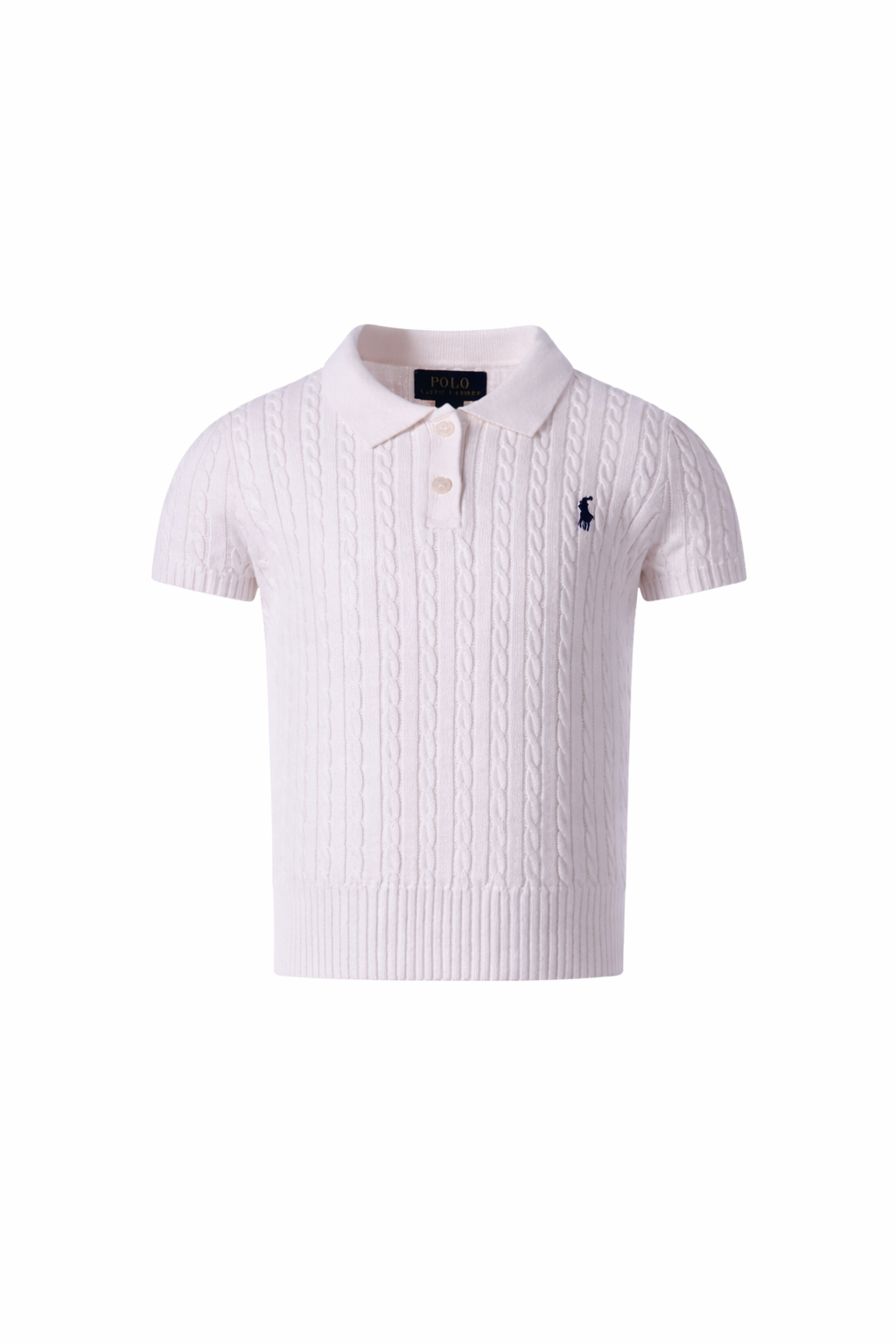 Polo per bambino Polo Ralph Lauren Kids bianca con colletto classico 312935002 500 Ralph Lauren kids