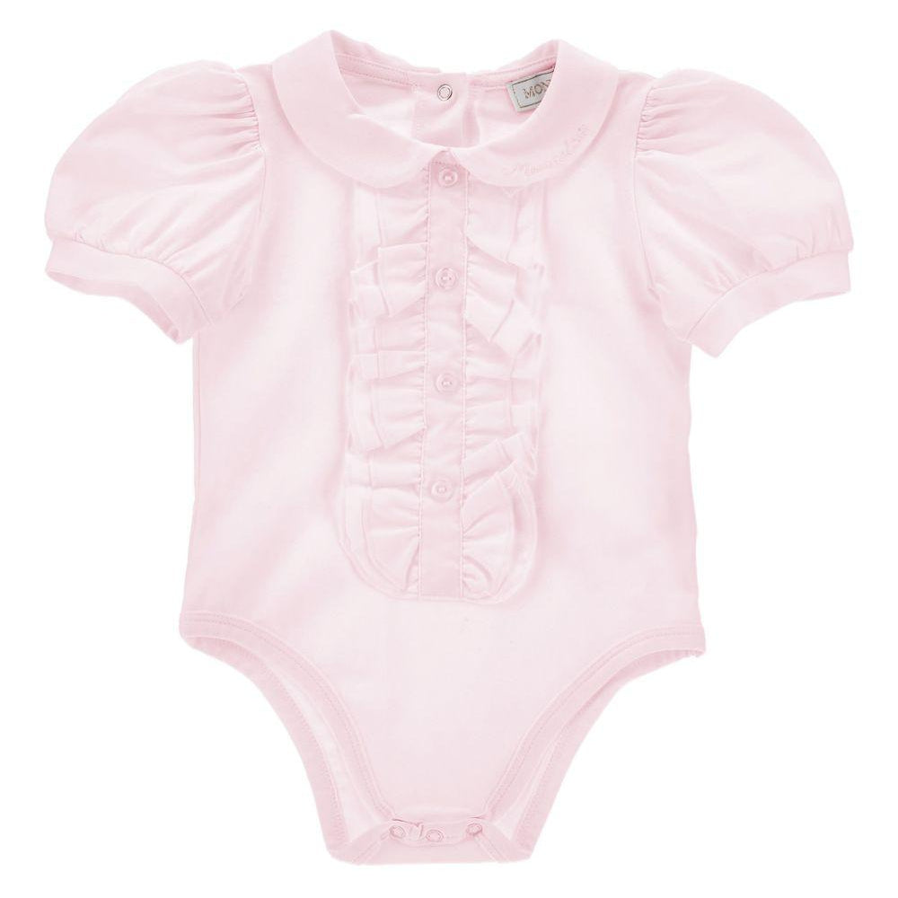 Body per neonata Monnalisa rosa con dettaglio ruches 37G300 7001 0090 MONNALISA KIDS