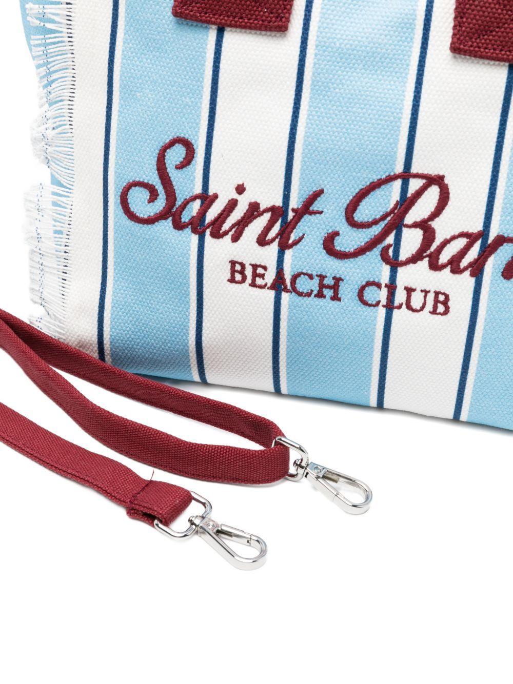 Borsa tote colette MC2 Saint Barth multicolore con frange COL0001 00938L MC2 ST. BARTH KIDS