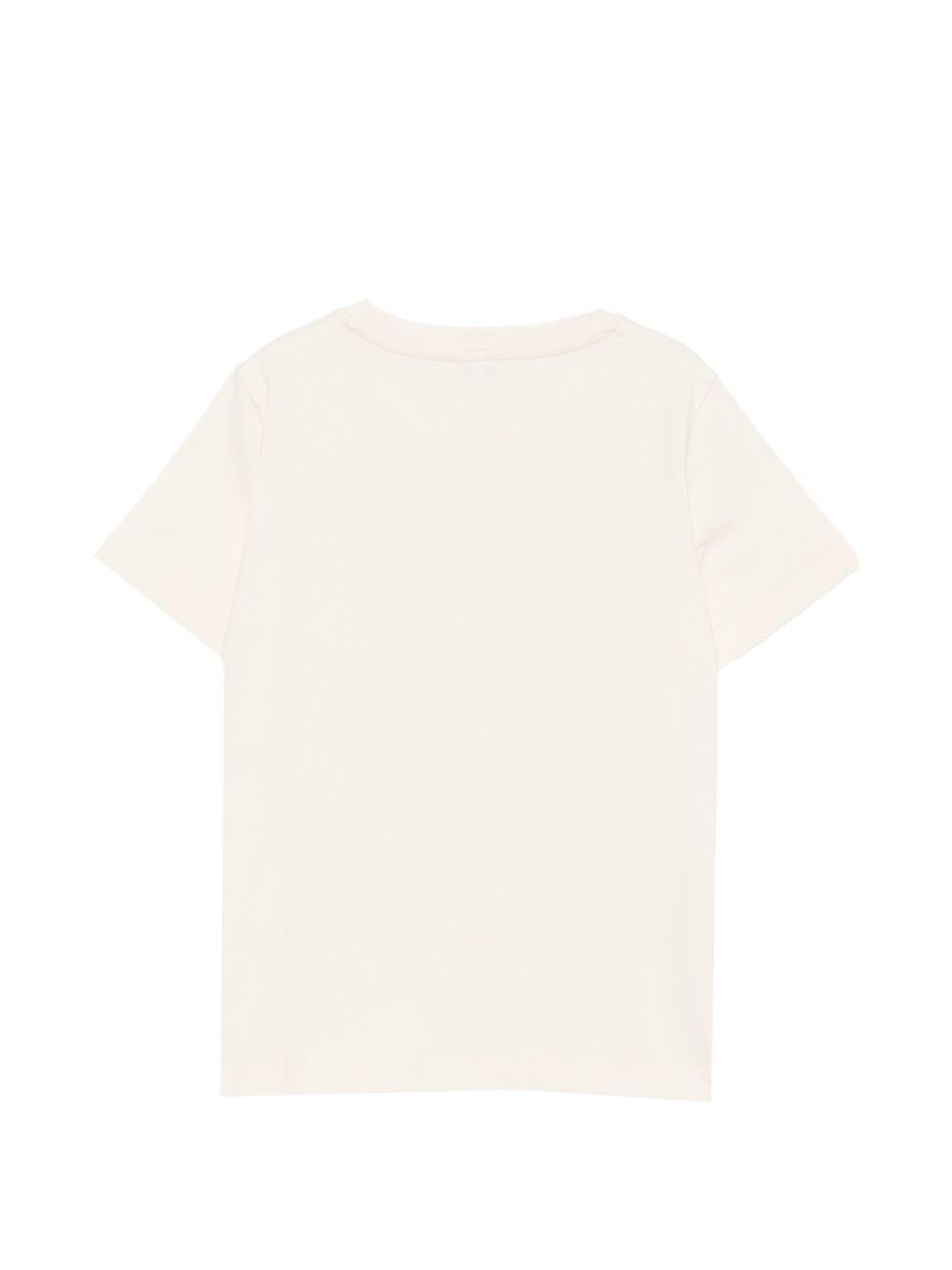 T-shirt per bambino Versace Kids beige con stampa grafica 10249461A18123 2YE00 VERSACE KIDS