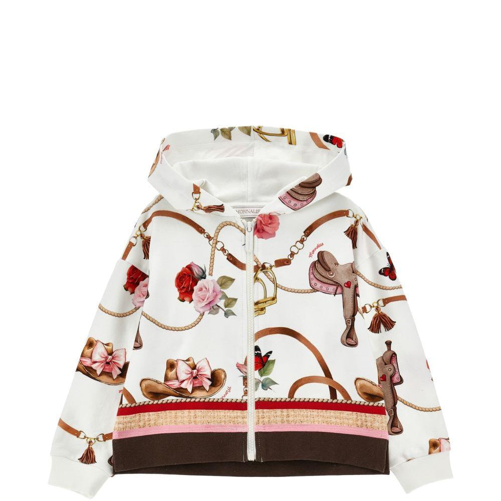 Felpa per bambina Monnalisa Kids bianca con stampa grafica Toy Story 19H800 8005 029F MONNALISA KIDS