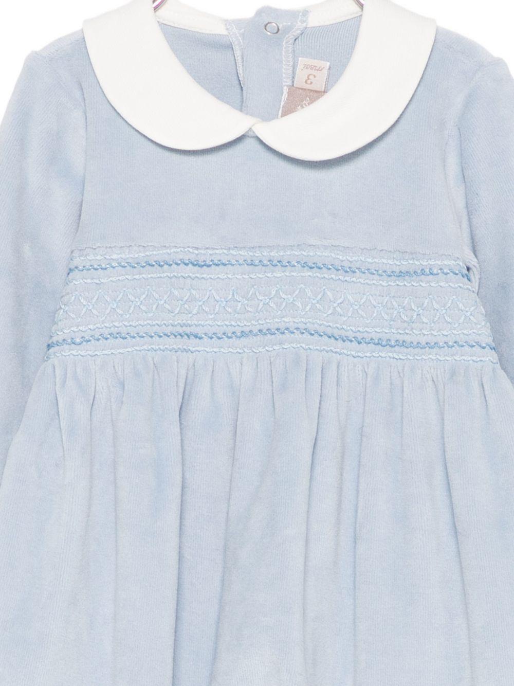 Tutina per neonato La Stupenderia azzurra con bottoni sul retro 1TBTT13 L24 LA STUPENDERIA