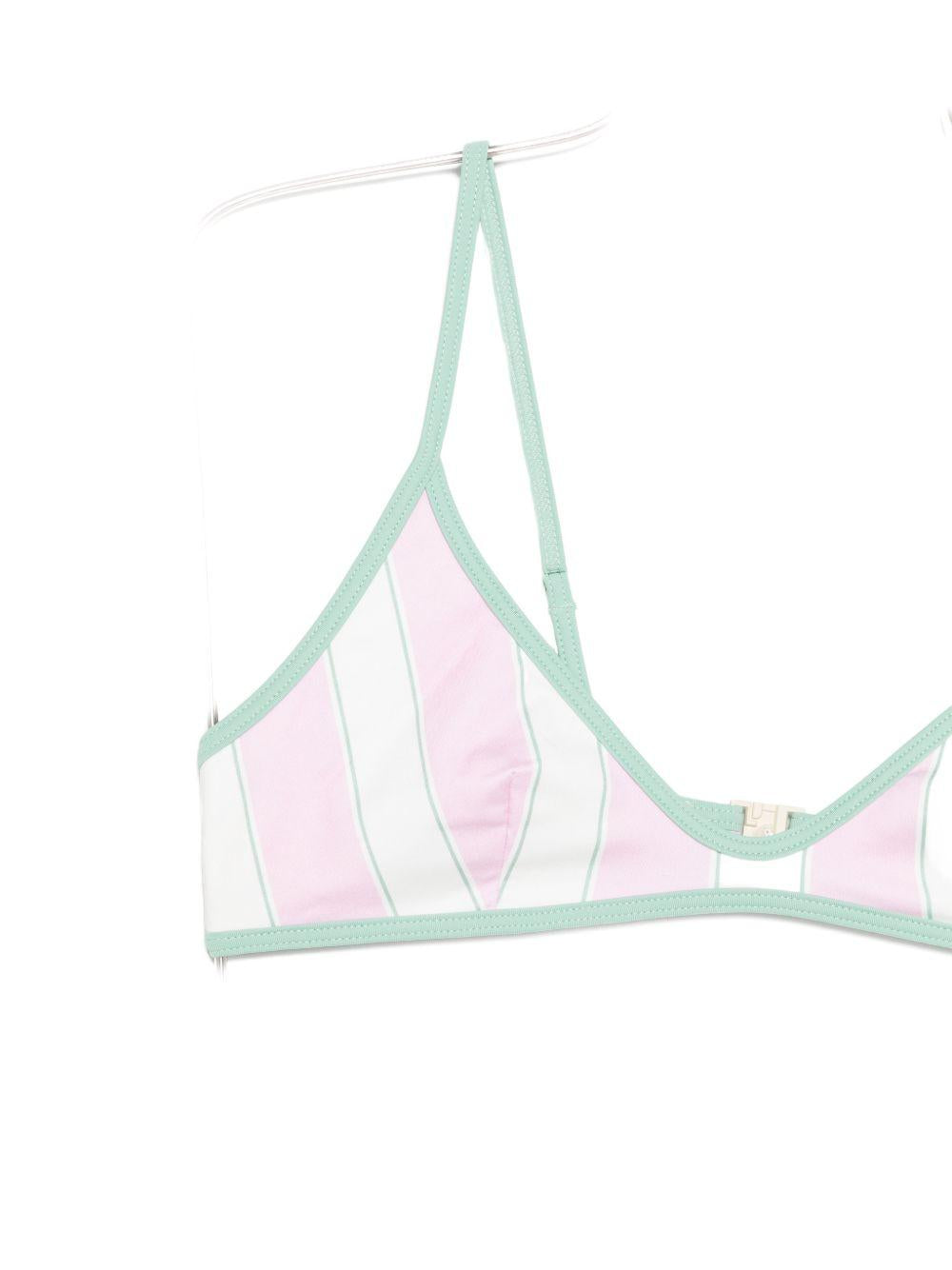 Bikini per donna MC2 Saint Barth multicolore con design a righe PANA003 01129L MC2 ST. BARTH