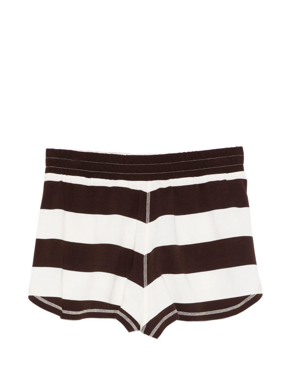 Shorts per donna Alysi multicolore con design a righe 116116 P6050 CHOCO ALYSI