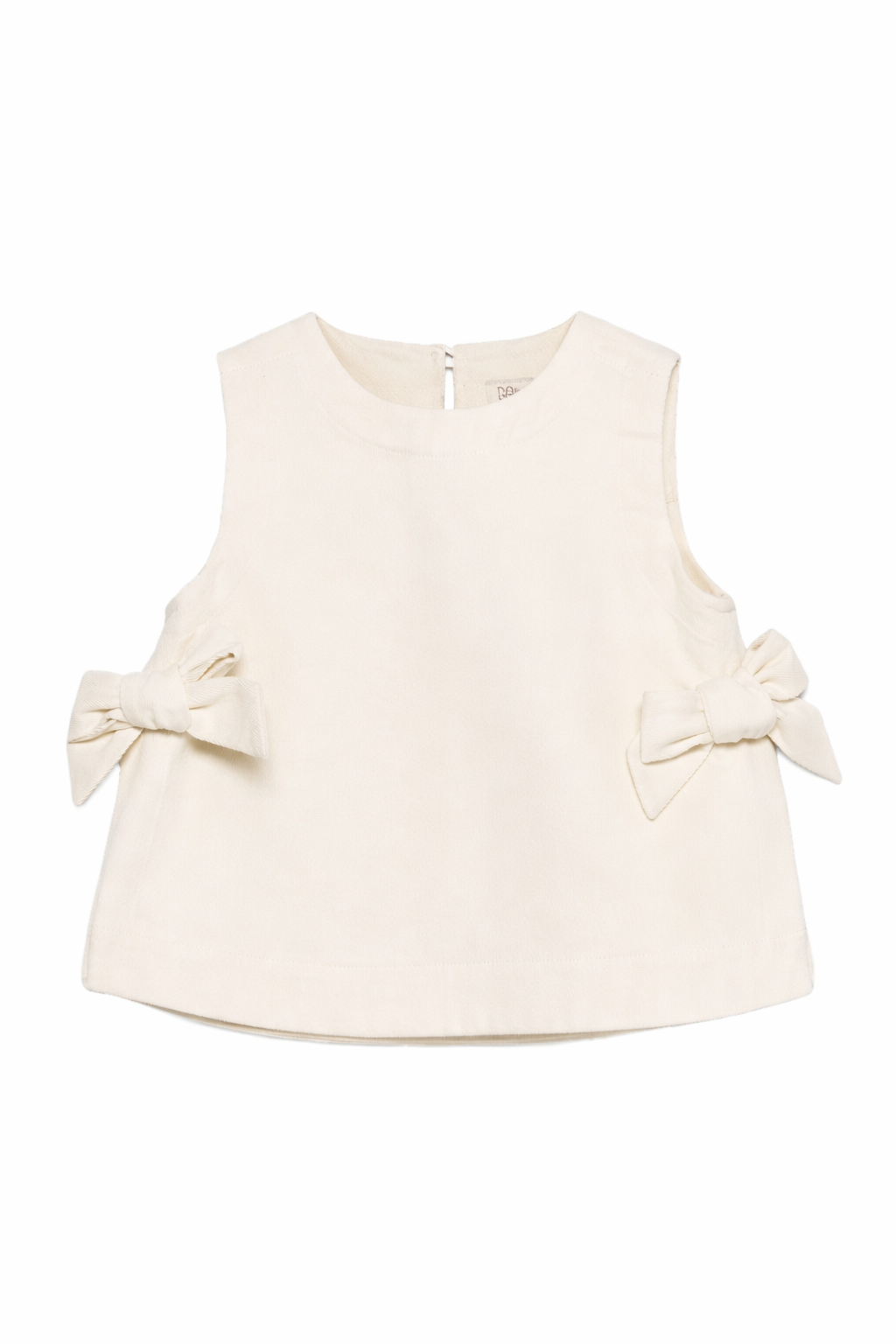 Blusa Veeri per bambina Donsje beige con dettaglio fiocchi 4115600 00133 DONSJE