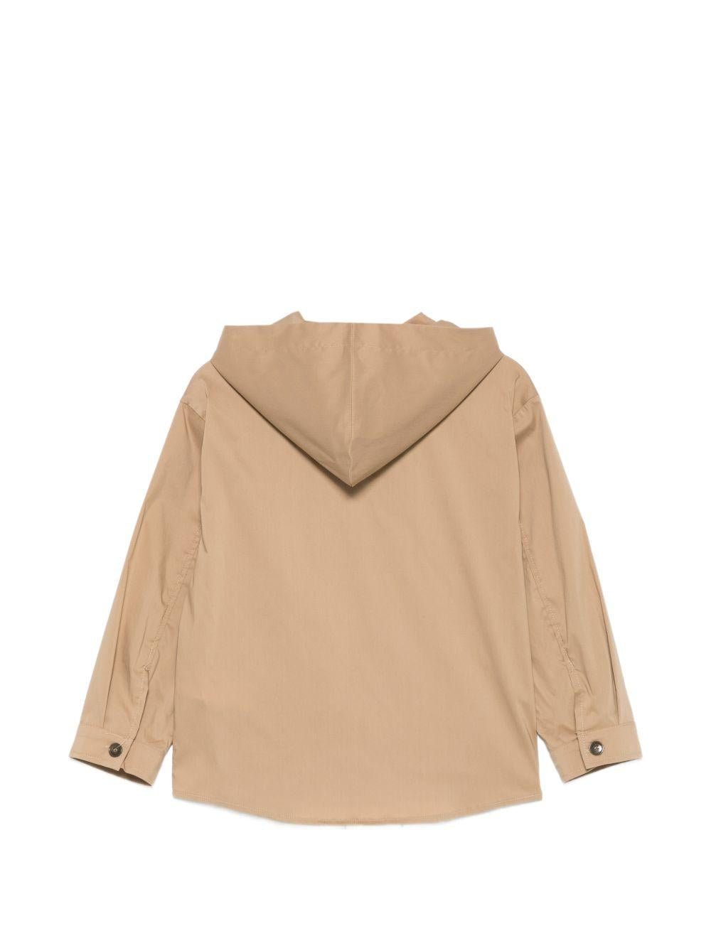 Camicia per bambino Paolo Pecora Kids beige con cappuccio PP4331 KEIGE PAOLO PECORA KIDS