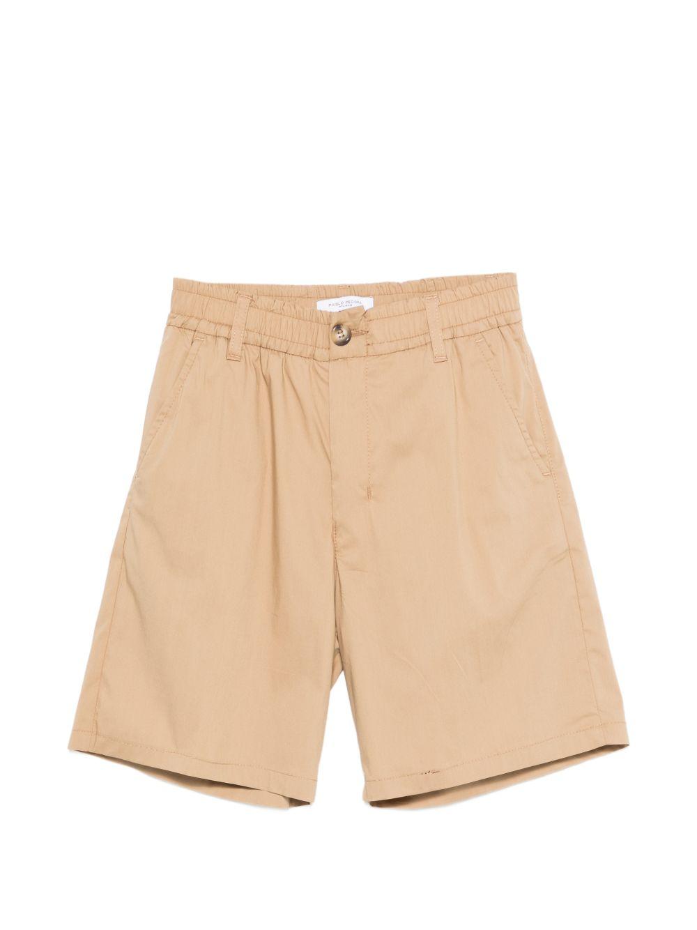 Shorts per bambino Paolo Pecora Kids beige elasticizzati PP4315 BEIGE PAOLO PECORA KIDS
