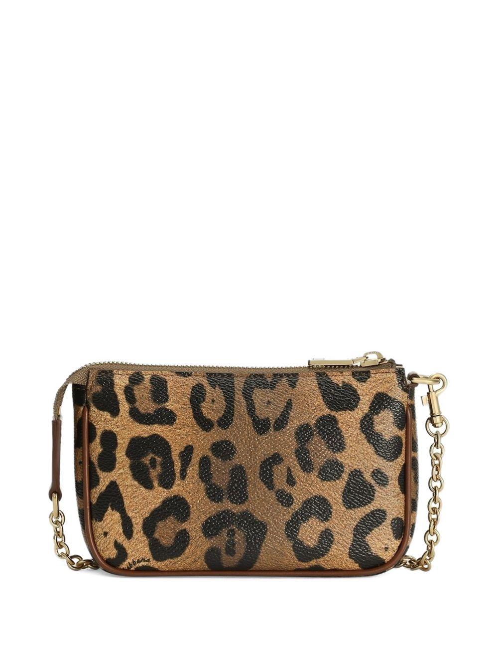 Borsa per bambina Dolce & Gabbana Kids animalier con placca con logo EB0268 A0239 HYNBM DOLCE & GABBANA KIDS