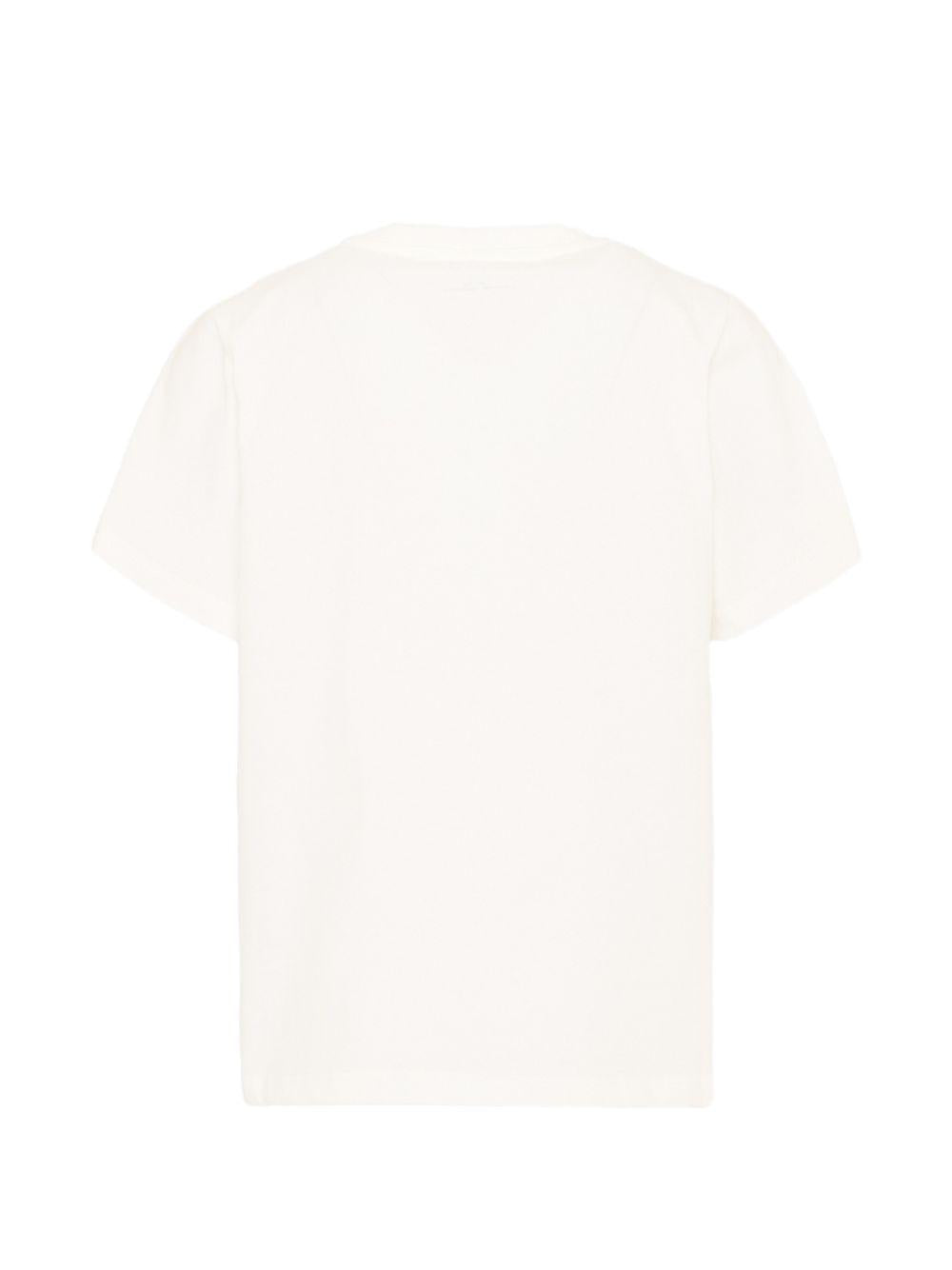 T-shirt per bambina Stella McCartney Kids bianca con stampa grafica TZ8A71 Z3772 101 STELLA McCARTNEY KIDS
