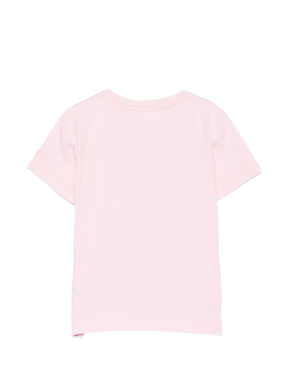 T-shirt per bambina MC2 Saint Barth Kids rosa con stampa grafica ELLY001 03803L MC2 ST. BARTH KIDS