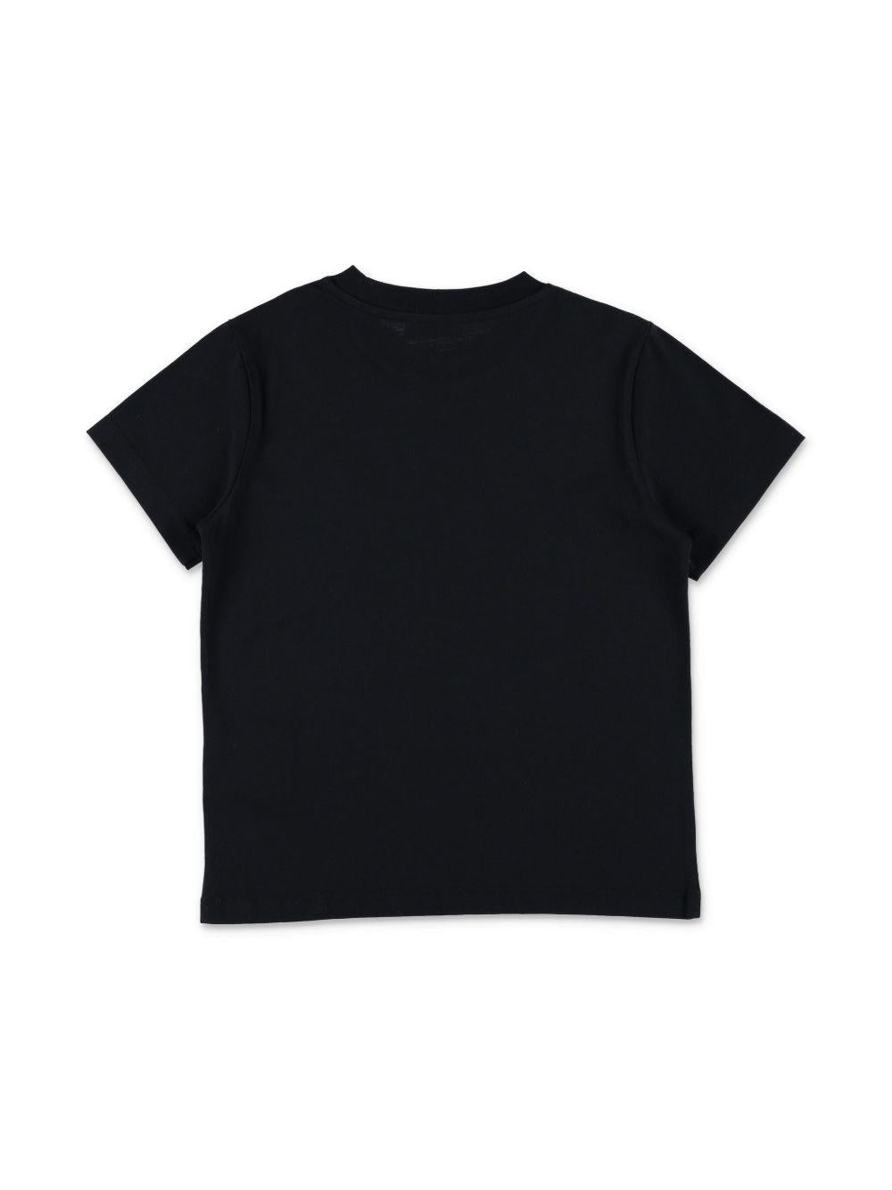Set di 3 t-shirt per bambina Moncler Enfant multicolore con applicazione logo L19548C0003489AT9 3P2 MONCLER KIDS