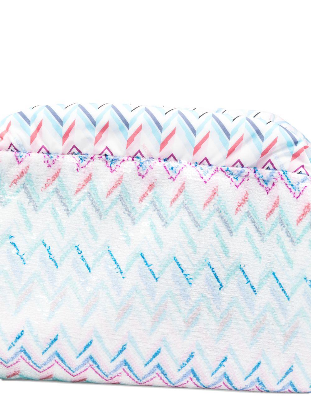 Borsa pert bambina Missoni Kids multicolore con motivo a zig zag MY0B38 U0251 600RS MISSONI KIDS
