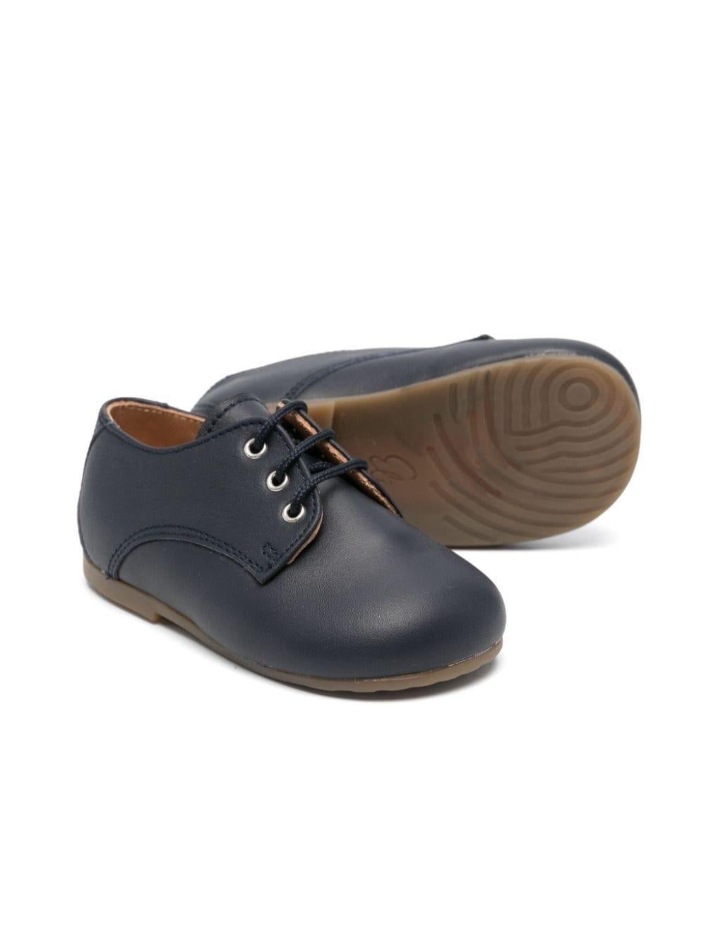 Scarpe primi passi per neonato Eli1957 blu con lacci 14027AK AZUL Eli Kids