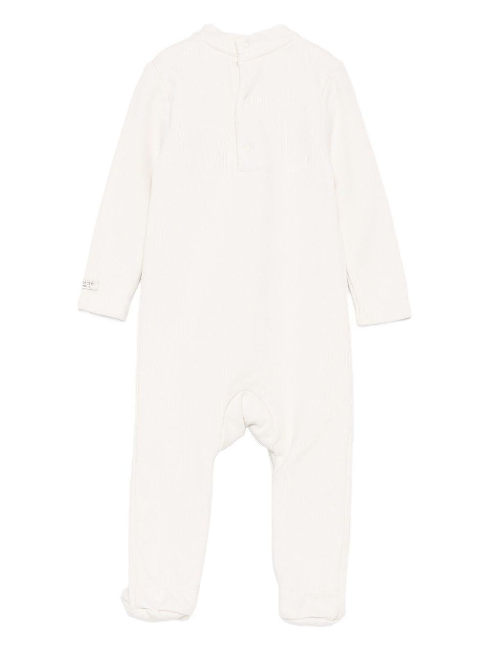 Tutina per neonati Donsje beige con applicazione agnello 3039202 00006 DONSJE