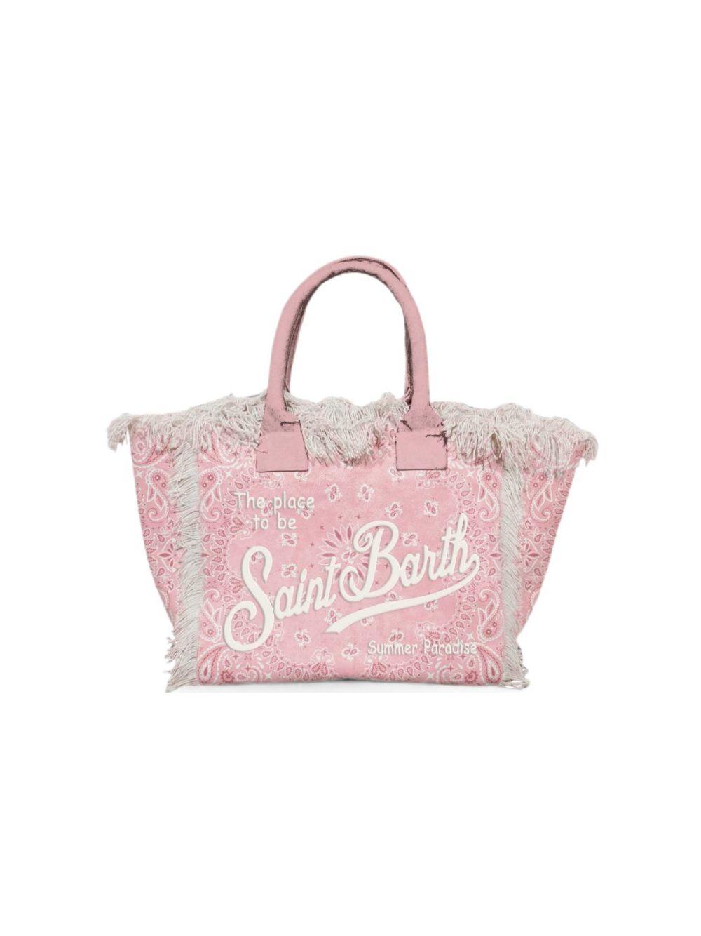 Borsa Colette MC2 Saint Barth rosa con dettaglio frange COL0001 00901L MC2 ST. BARTH KIDS