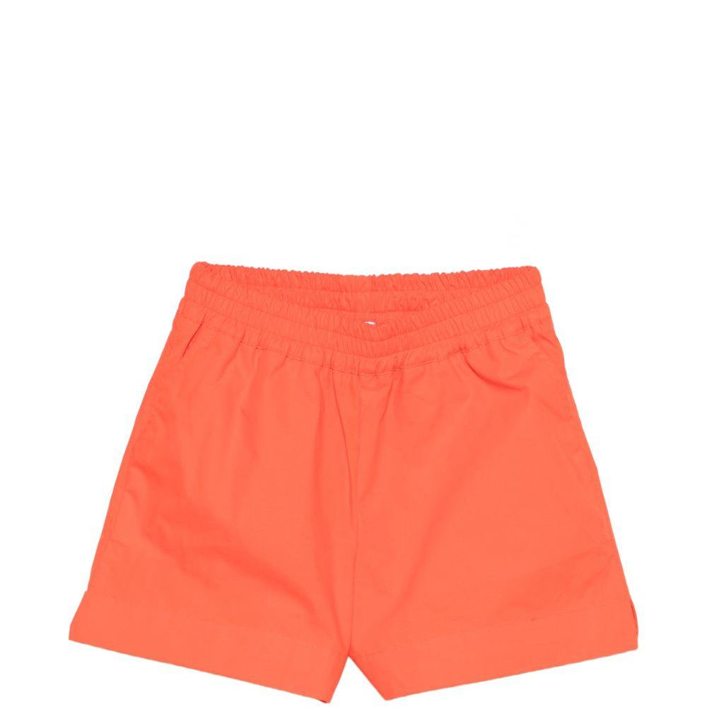 Shorts per bambina MSGM Kids arancioni con vita arricciata S6MSJGSH098 MS074 MSGM KIDS