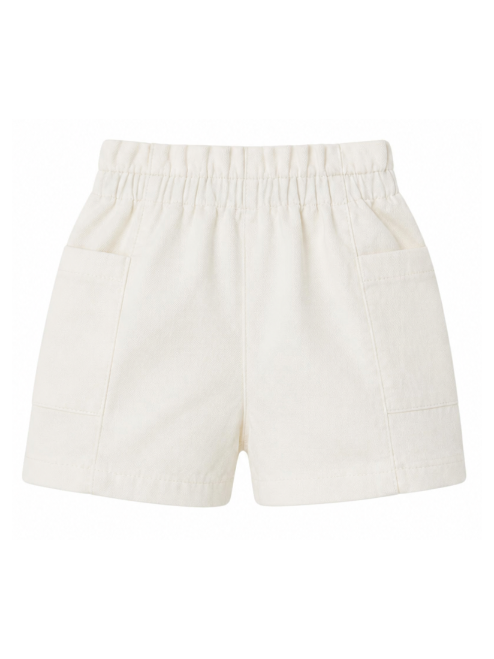 Shorts per neonata bianco Bonpoint con dettaglio logo C06XBEW00002 002 BONPOINT KIDS